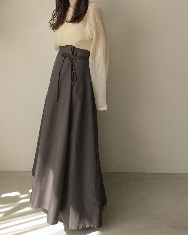 AM310212 high waist flare skirt　【残り僅か】