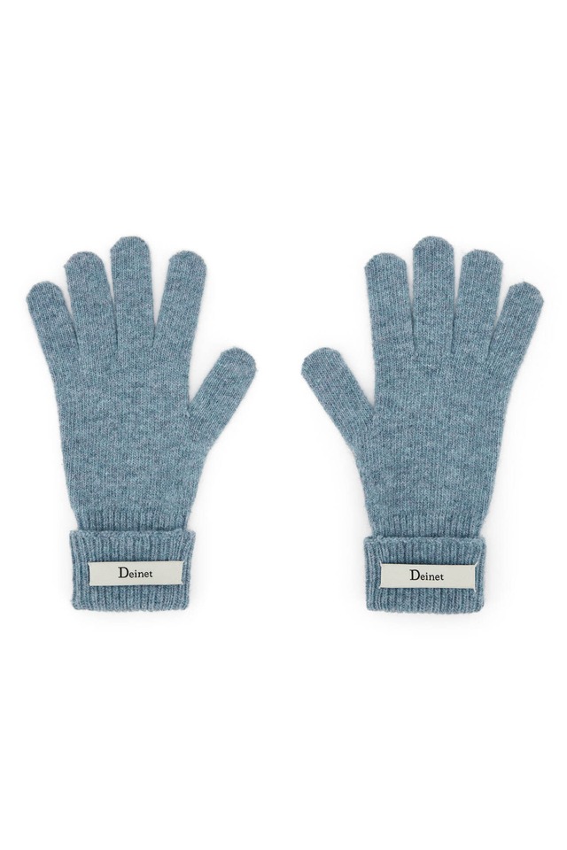 [DEINET] WOOL BASIC GLOVES IN BLUE 正規品 韓国ブランド 韓国通販 韓国代行 韓国ファッション デイネット ダイニット 日本 店舗