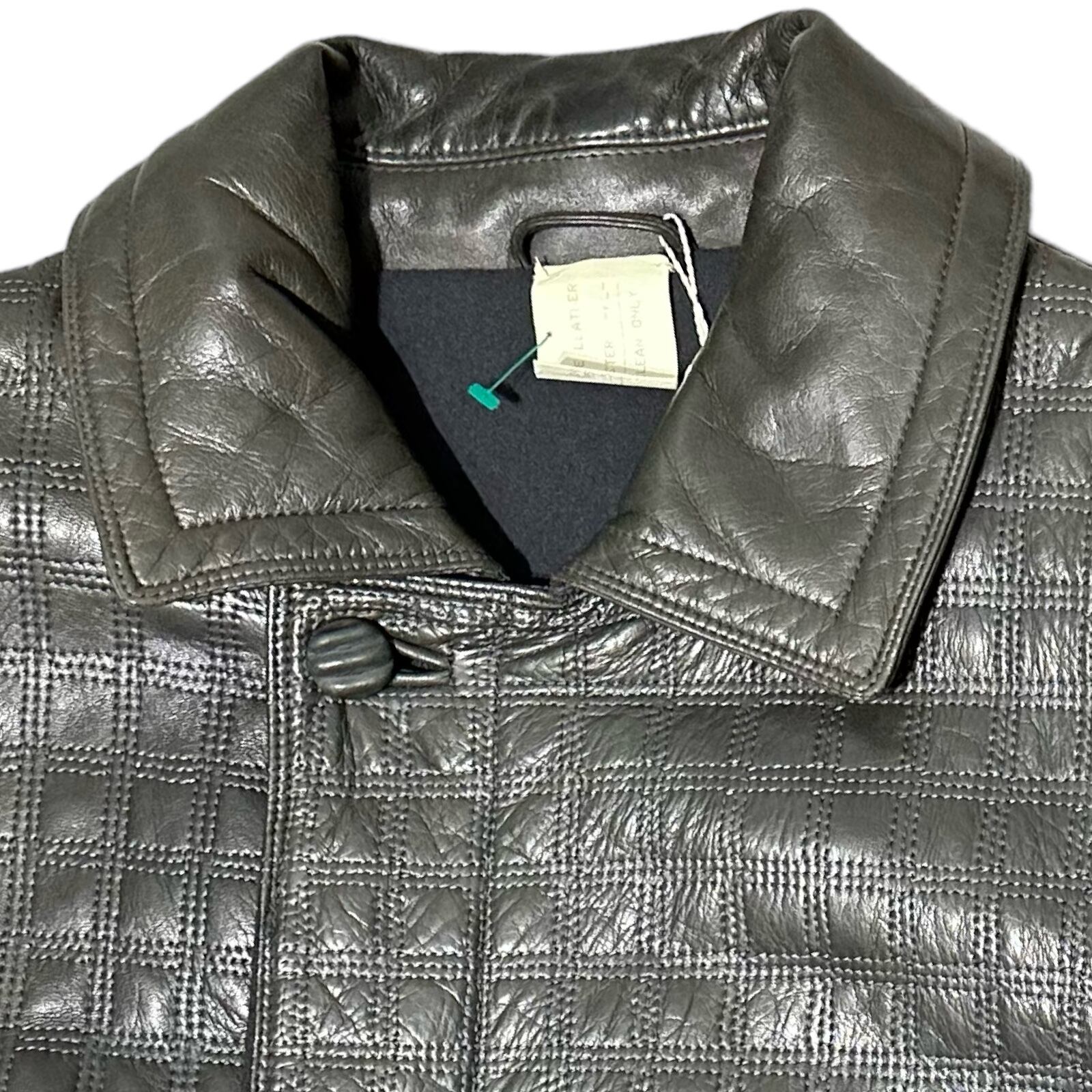 AW1985 GIANNI VERSACE QUILTED CROPPED LEATHER JACKET | ZSC