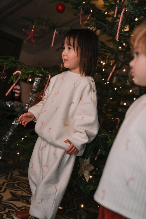 ［3-6Y］Studio Boheme Paris  - OURS SWEAT-SHIRT / Candy Cane