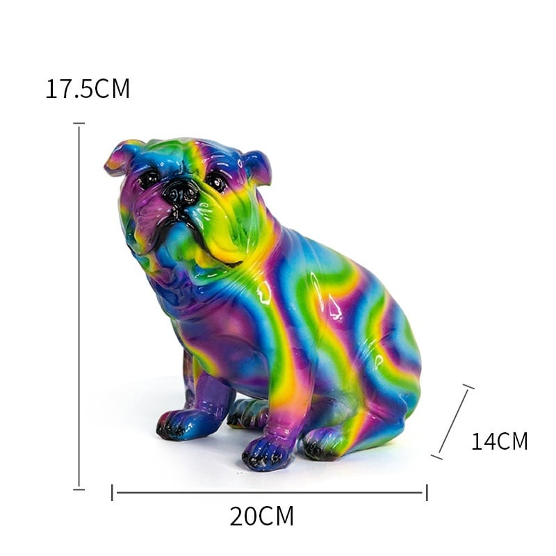 カラフルな犬の置物 | Russel 海外インテリアセレクトショップ