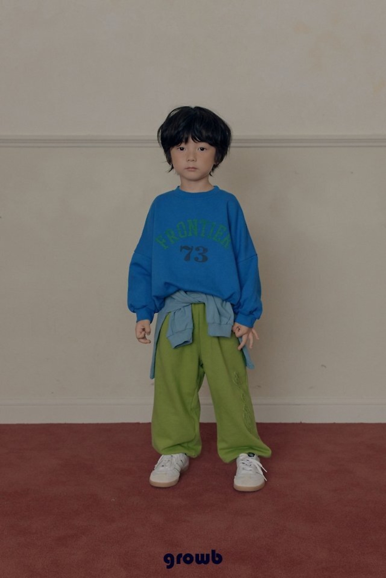 韓国子供服 / growb / フロンティア スウェット / 秋服 *XS~JM*