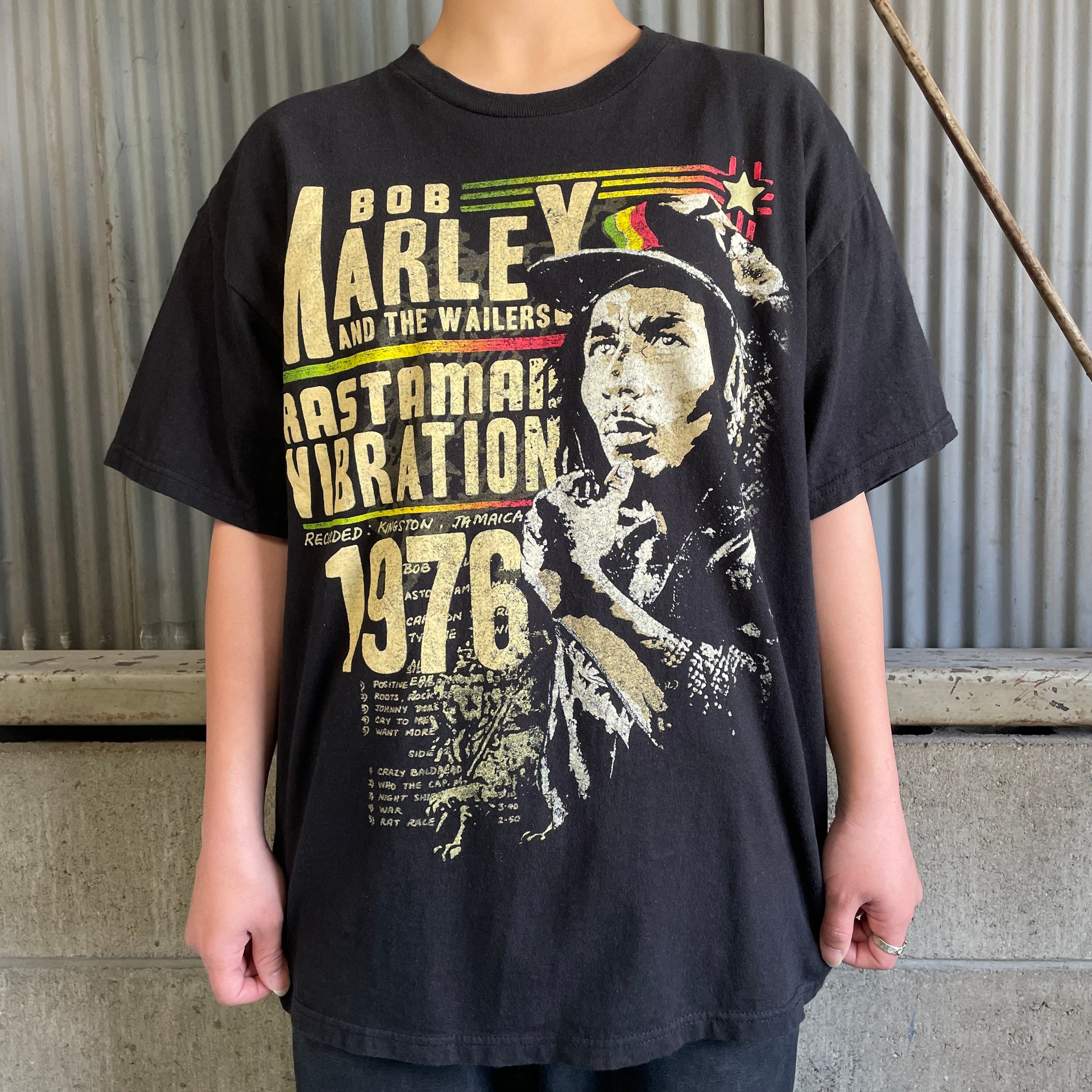 00年代 ZION BOB MARLEY ボブマーリー レゲエ アーティストTシャツ 