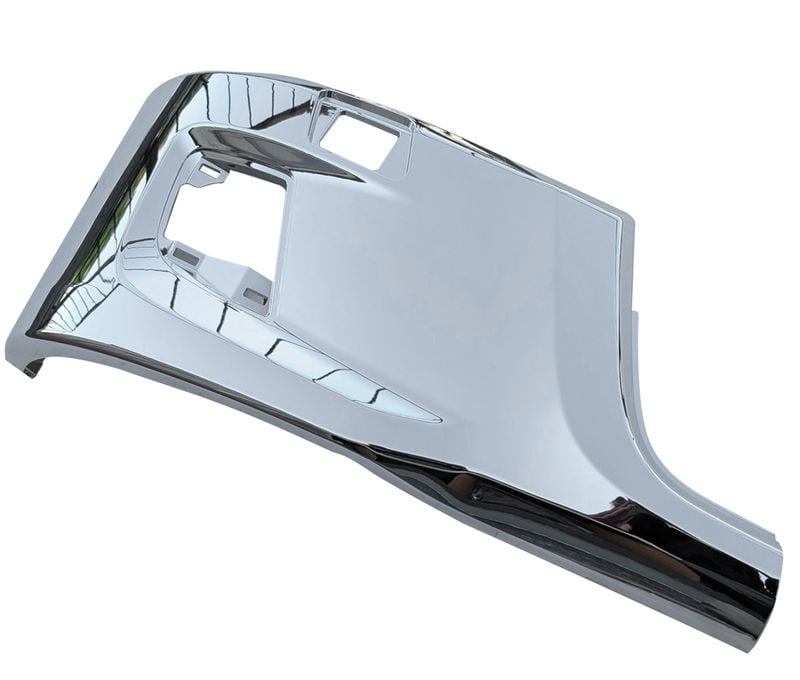 いすゞ 23フォワードワイド用 メッキ バンパー コーナー サイド パネル