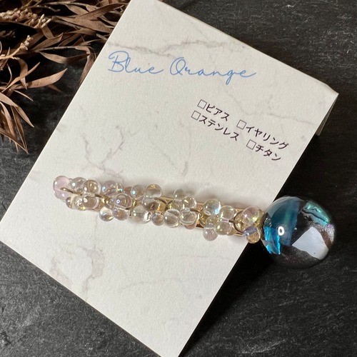 【9/4のいってんもの】ビーズの髪留め