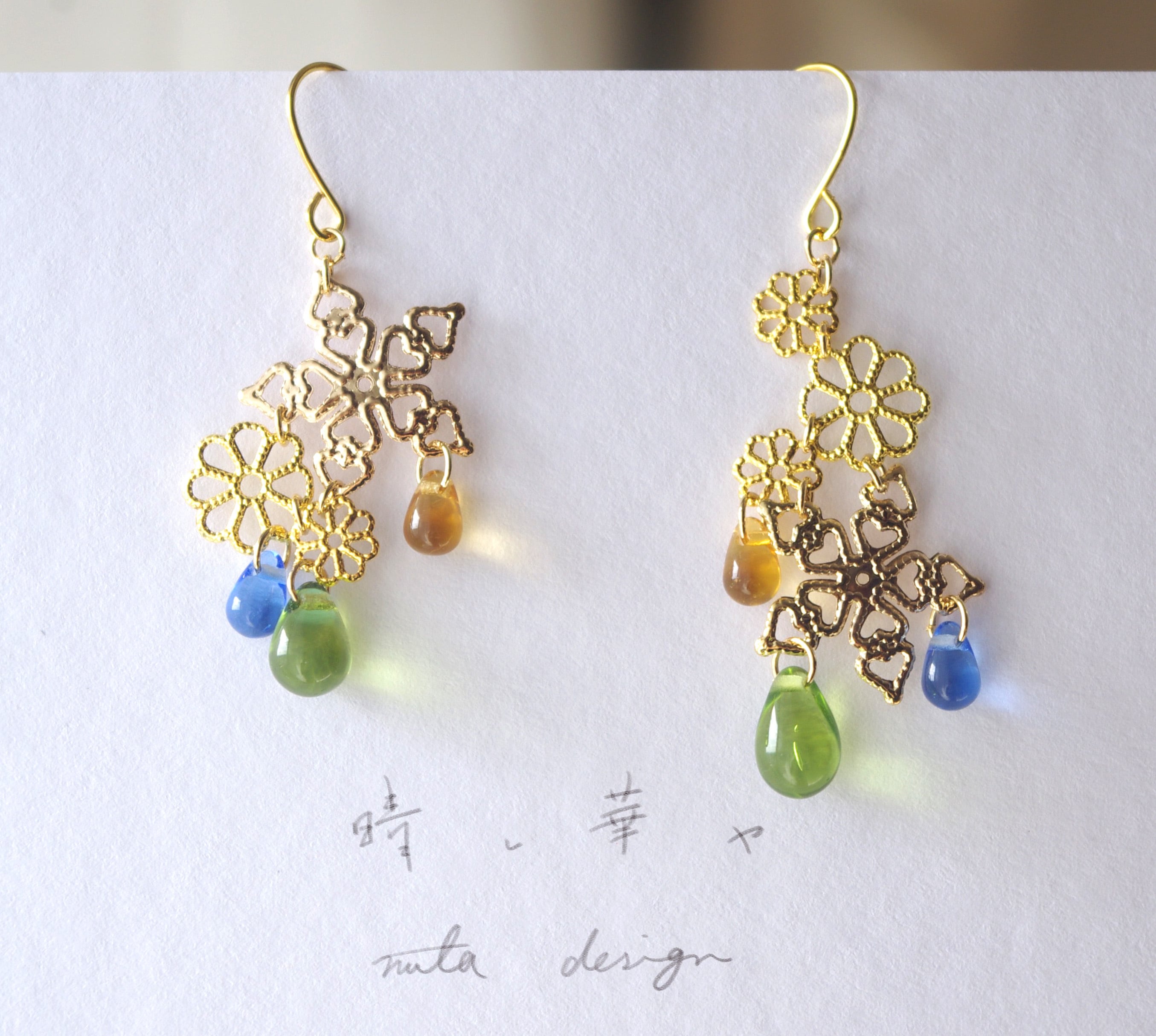 ピアス「晴レ華ヤ」 | nuta design