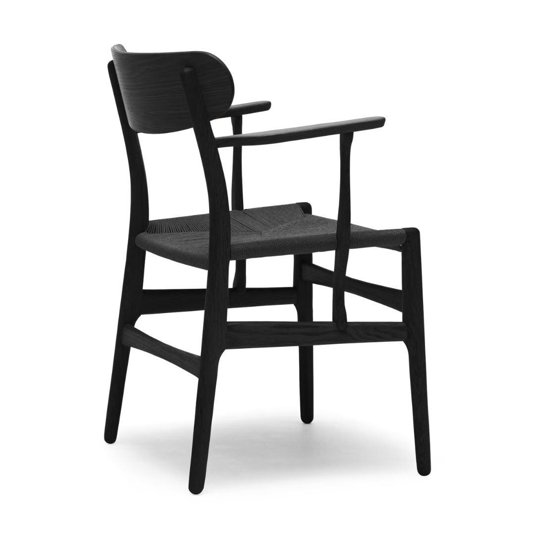 金属製の黒い椅子 CH26】オーク/ブラック塗装/CARL HANSEN & SON/ダイニング