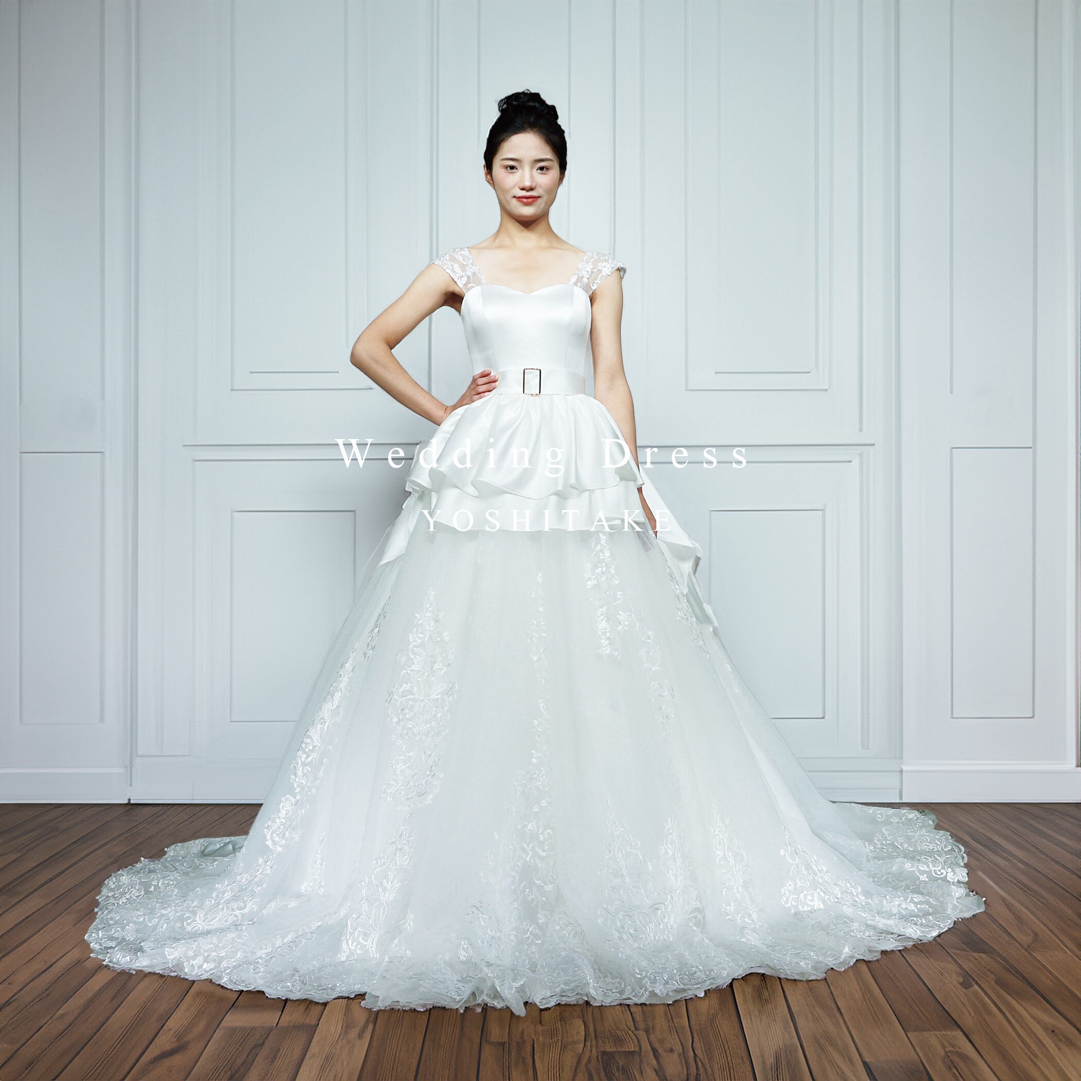 eliecaウェディングドレス 白ドレス プリンセスドレス パニエ パニエ付き eliecaウェディングドレス 白ドレス プリンセスドレス パニエ パニエ付き