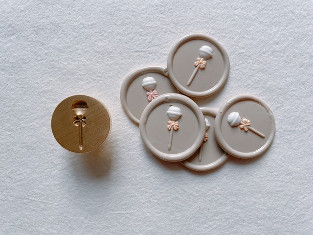Wax Stamp- lollipop／スタンプヘッド