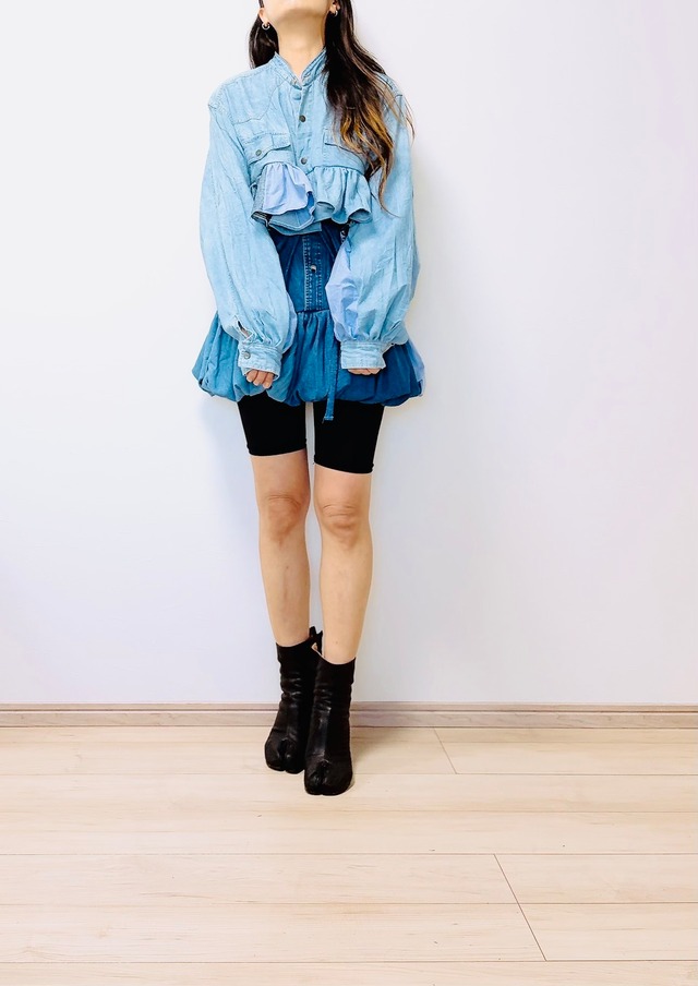Denim shirt balloon set