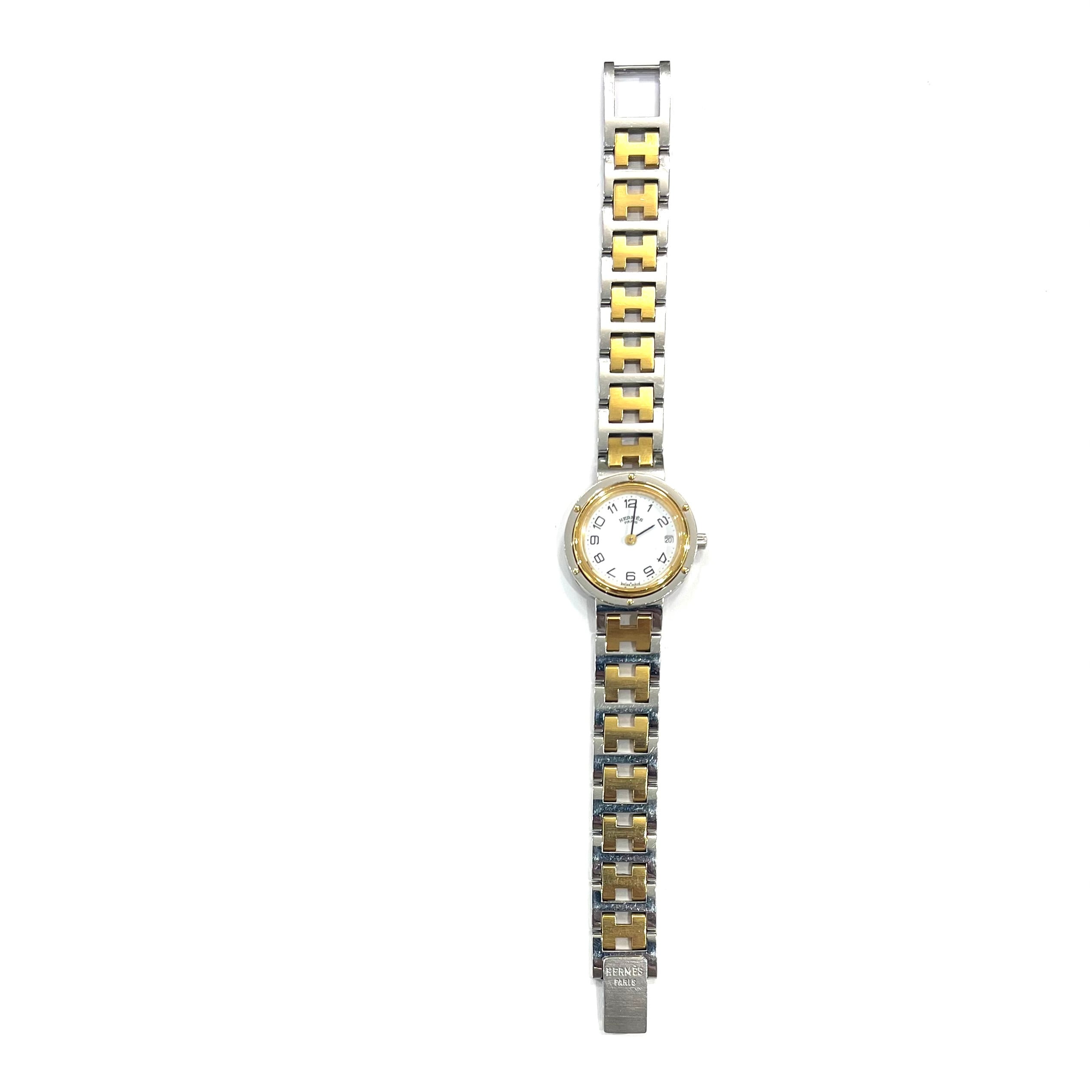 HERMÈS】2879 エルメス コンビクリッパー腕時計 WATCH／クォーツ・電池