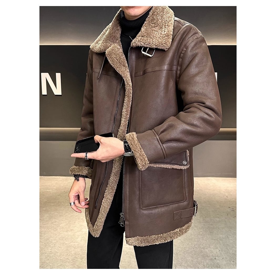 フェイクムートン ボアジャケット 2color OJ0626