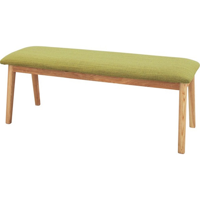 ベンチ 本革 スチール 粉体塗装