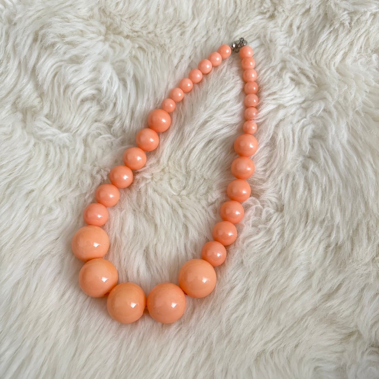 80s ビーズネックレス 昭和レトロヴィンテージ アクセサリー | 古着屋