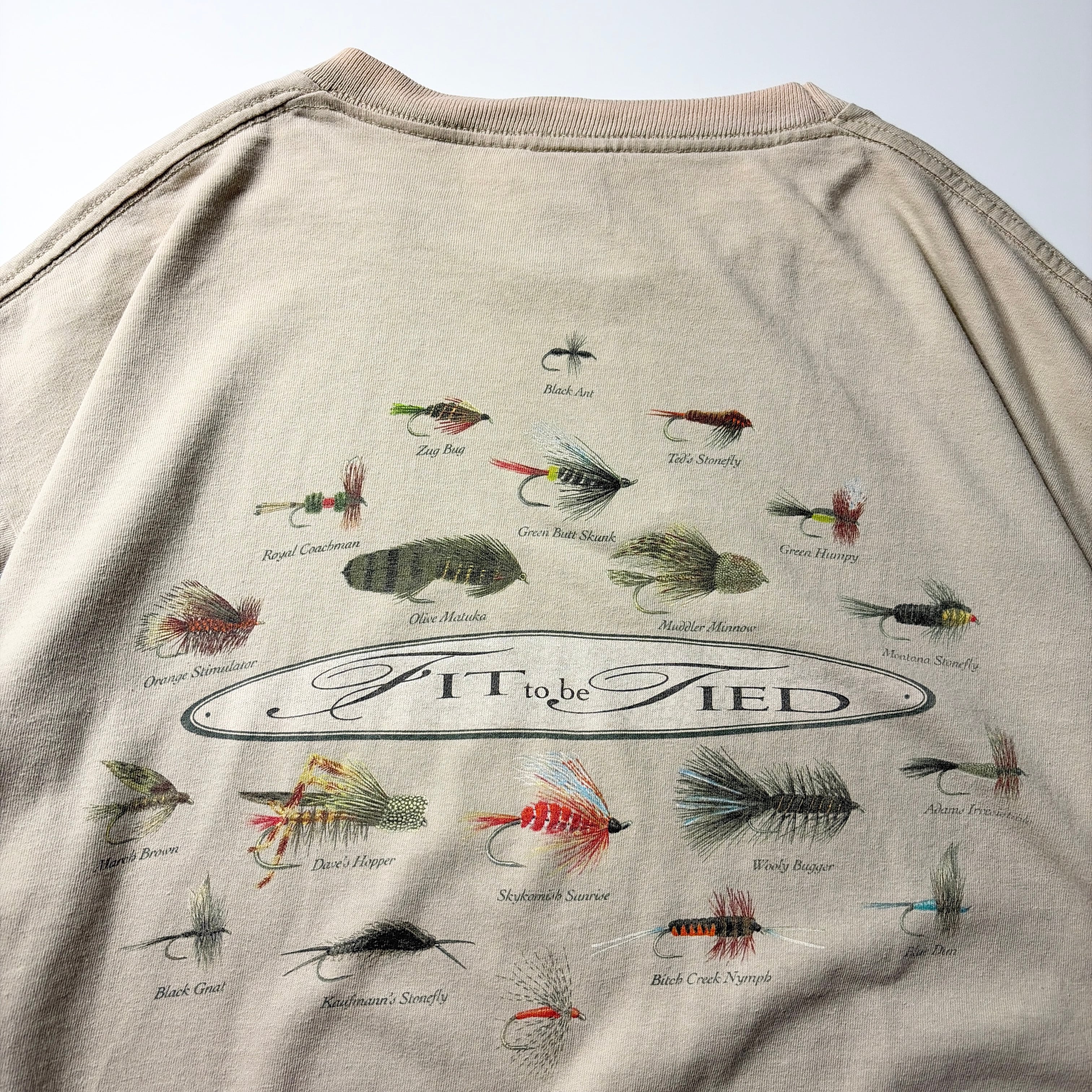 90s Columbia Fly Fishing Graphic Vintage T-Shirt