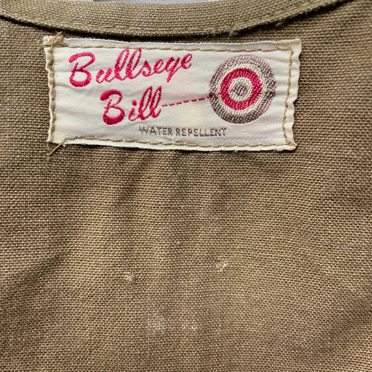 50〜60年代 Bullseye Bill ダック地 ハンティングベスト メンズS-M相当