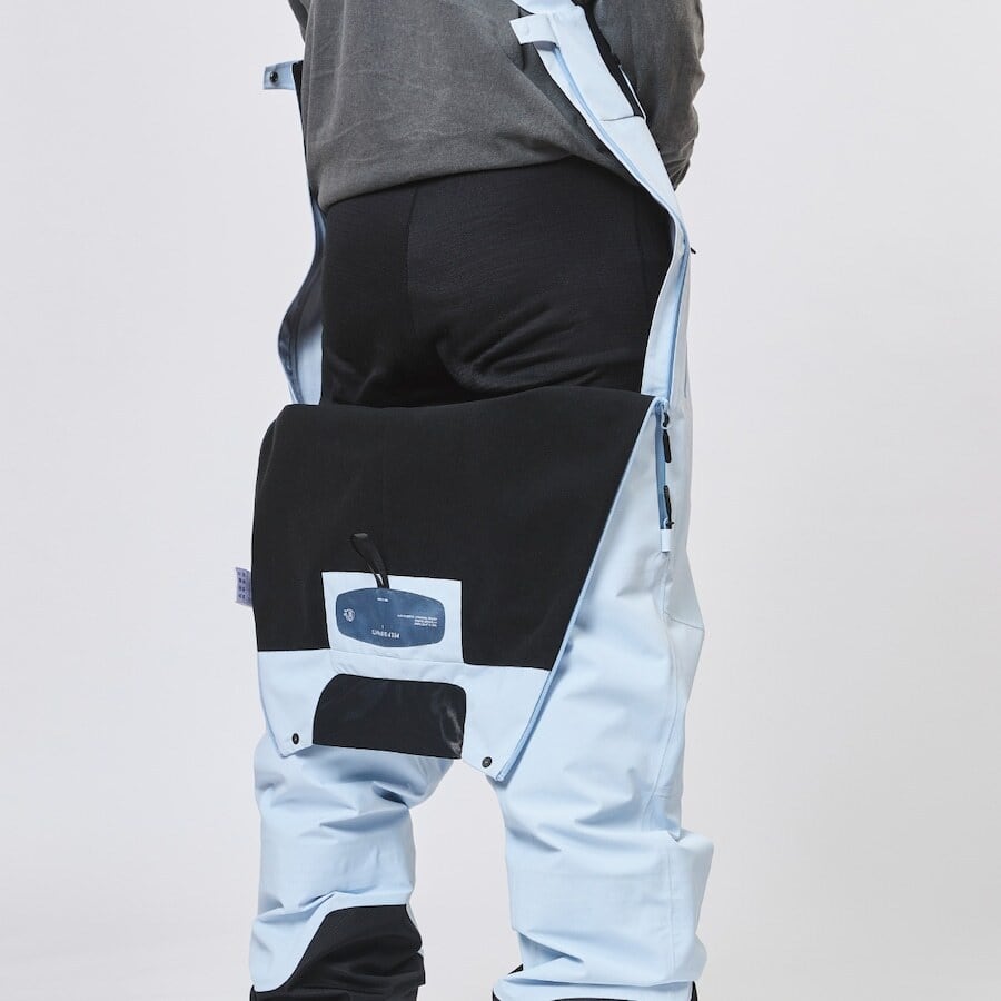 UNFUDGE 『 GENTLE BIB PANTS - BLUEGREY 』 26/27 アンファッジ