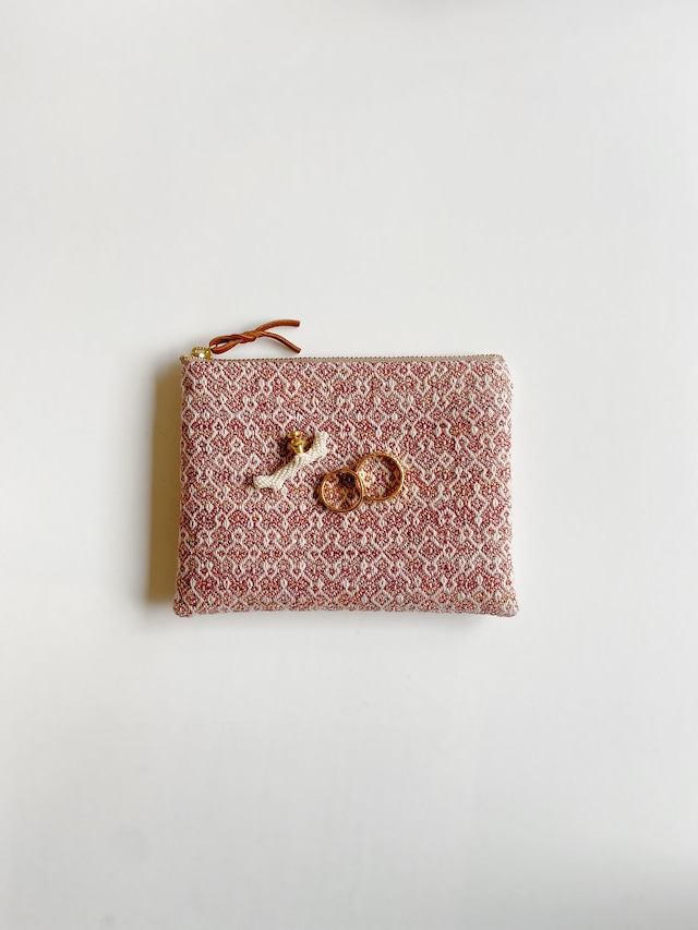 Restock【14cm】Hand-woven mini pouch / Rocca