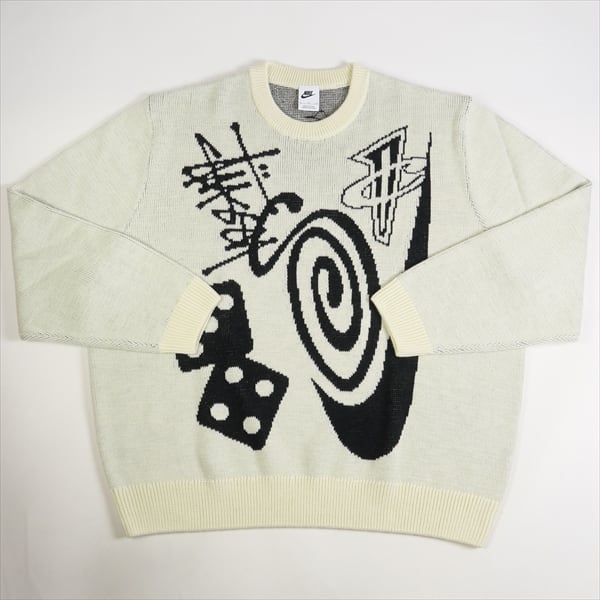 22aw stussy curly s sweater XL natural | nate-hospital.com