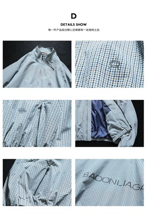 Y.M.ORIGINAL チェック柄ユーティリティブルゾン