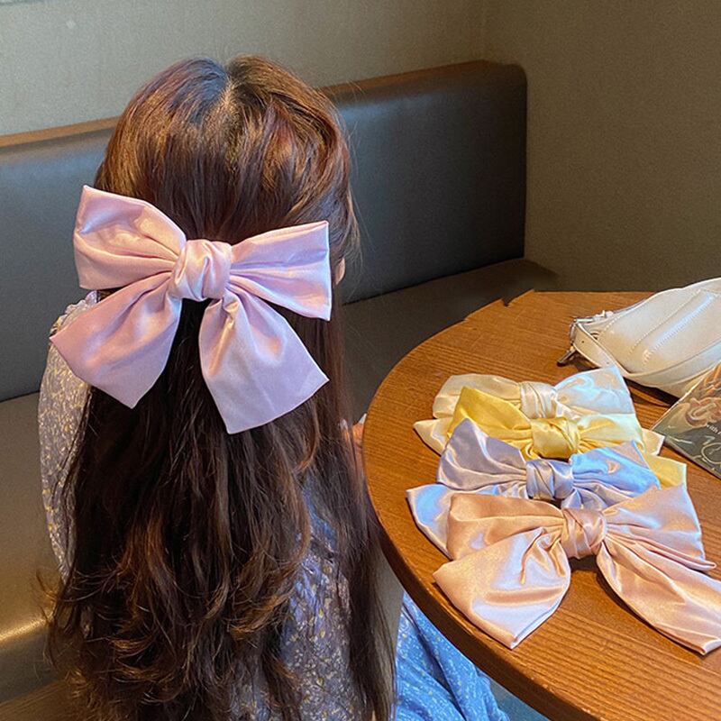 レッドリボンアクセサリー サマースタイルスタンダードヘアピン レトロ 夏物 萌量不足21981795197