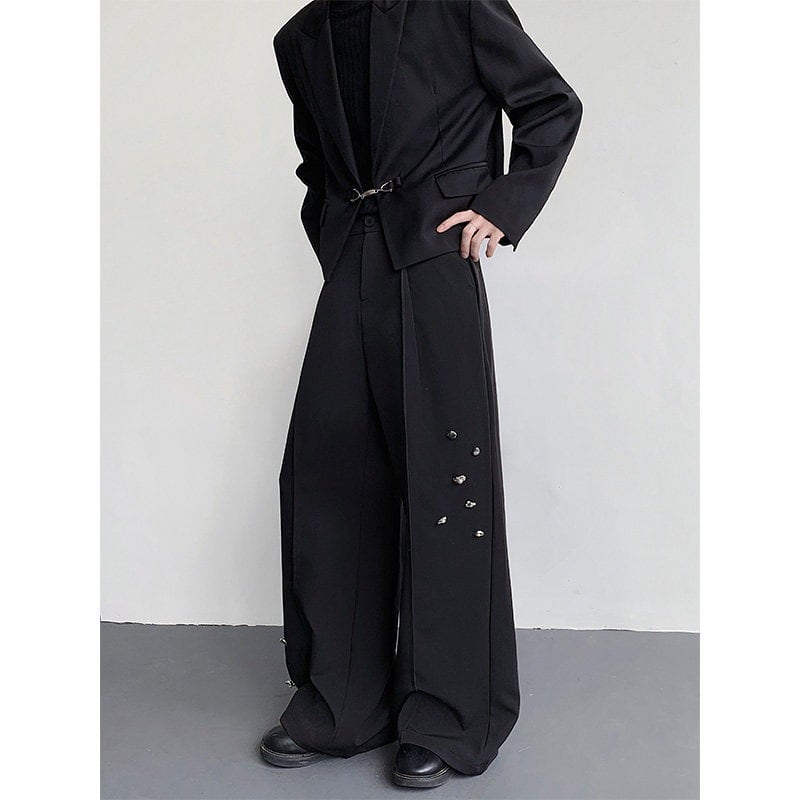 スタッズポイントワイドパンツ 1color MPA0187