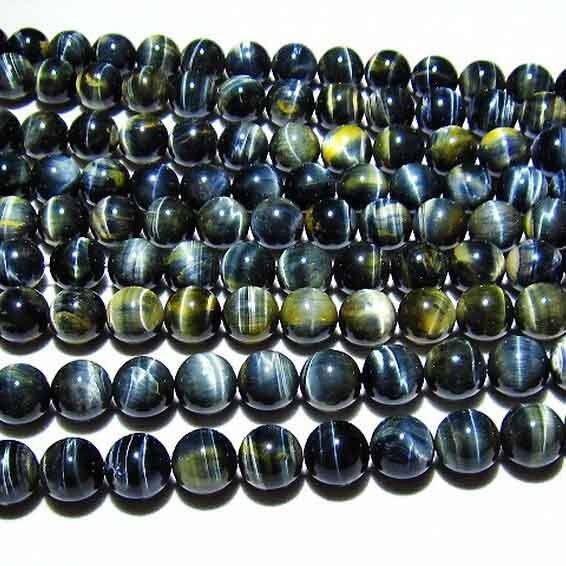 ゴールドシルバータイガーアイ 一連 16mm [M便 1/5] 714-37