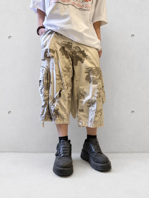 "Z-BRAND" camouflage cargo shorts
