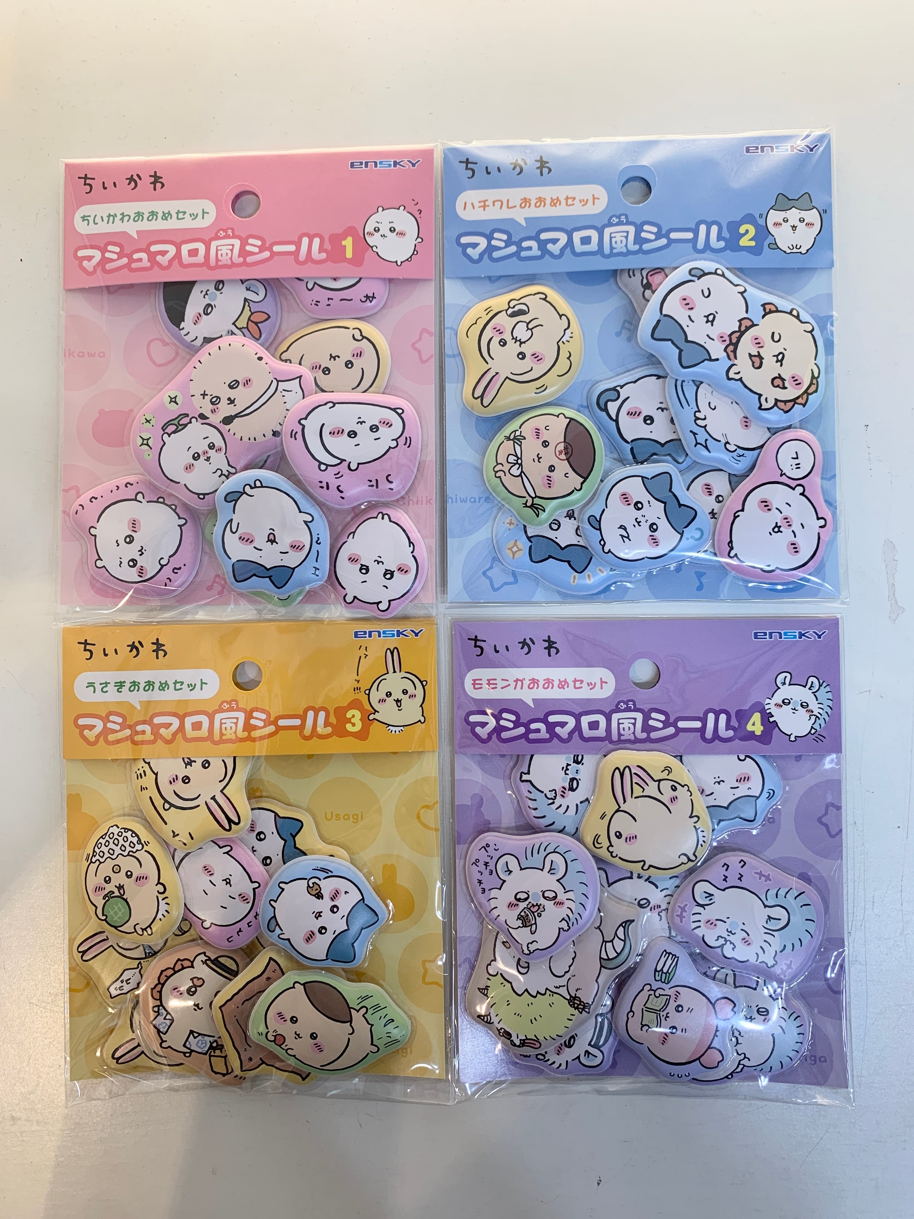 ちいかわ⭐️おまとめ 新作】Chiikawa Marshmallow-style Stickersちいかわ ハチワレ うさぎ