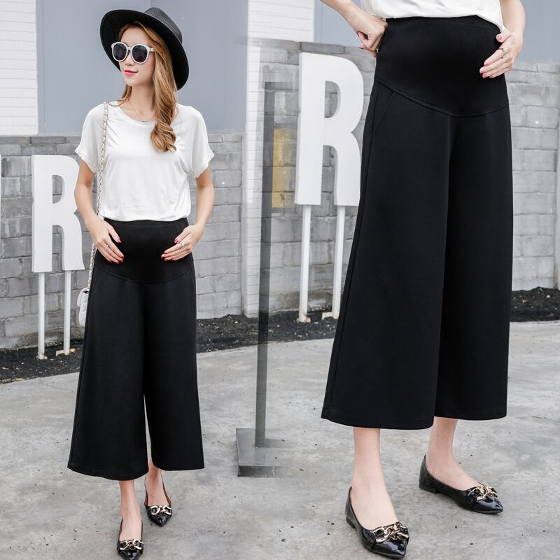 【新作】【送料無料】 マタニティウェア2020春秋カジュアル新製品ファッションワイドレッグ妊娠中のベリーリフトパンツハイウエスト調節可能な薄いマタニティパンツ-アリババ ハイウェスト スプリング 春物 オータム 秋物 アジャスタブル expec255023497740