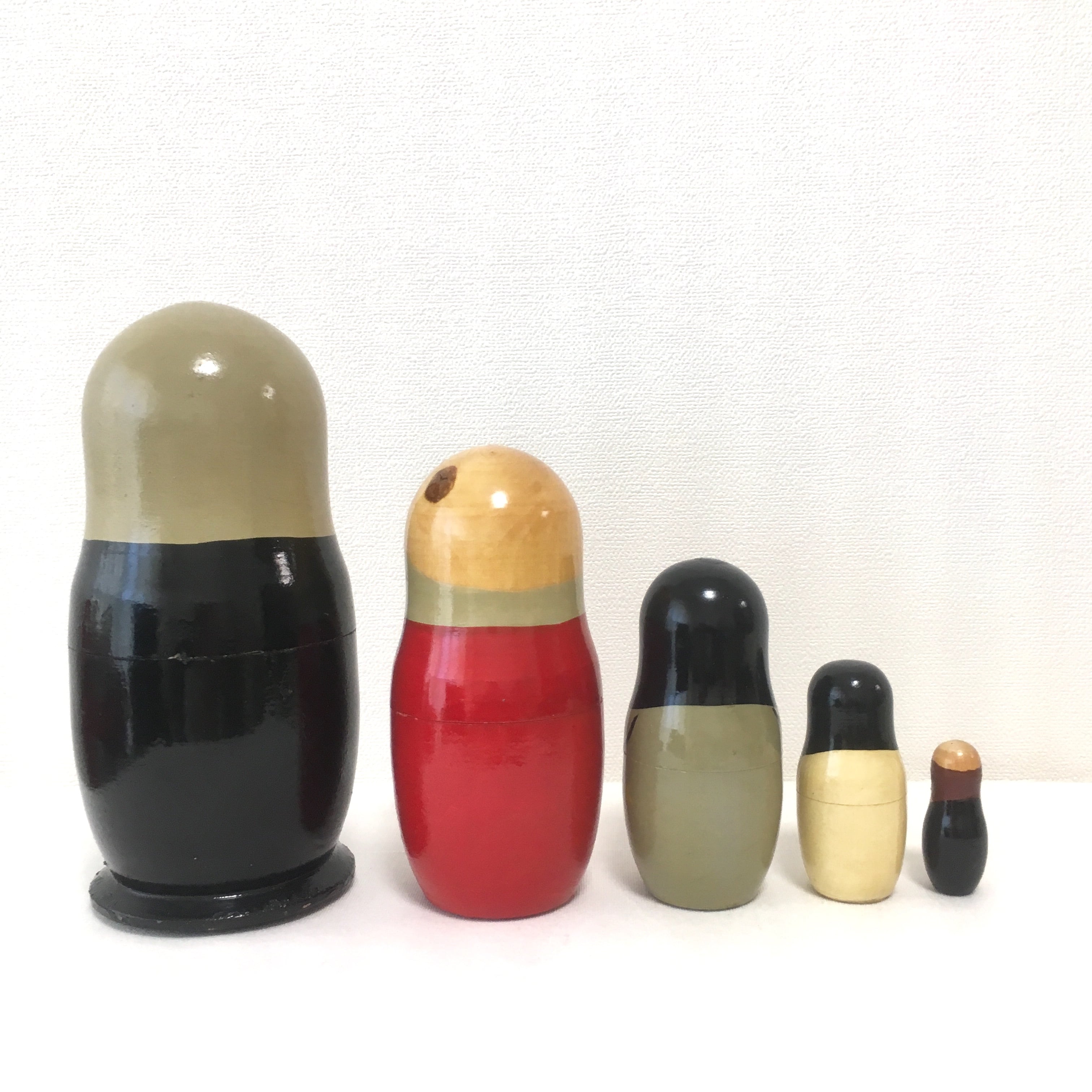 ビンテージ 歴代指導者 リーダー マトリョーシカ 18.5cm 5ピース