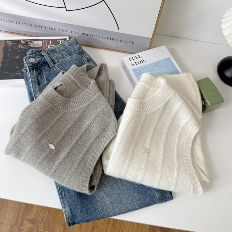 【tops】クルーネックベスト M33326