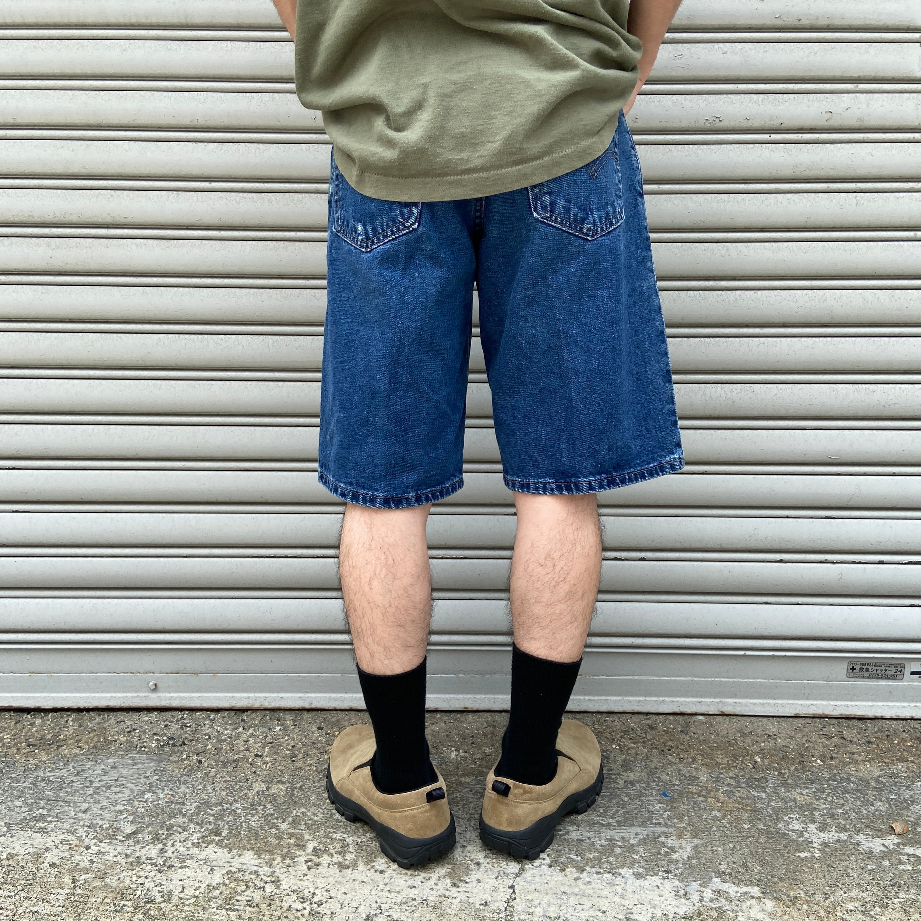 90 USA リーバイス シルバータブ デニムショーツ ルーズシルエット W30
