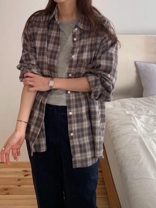 (予約) fl lanel / Tomy check shirts 2color