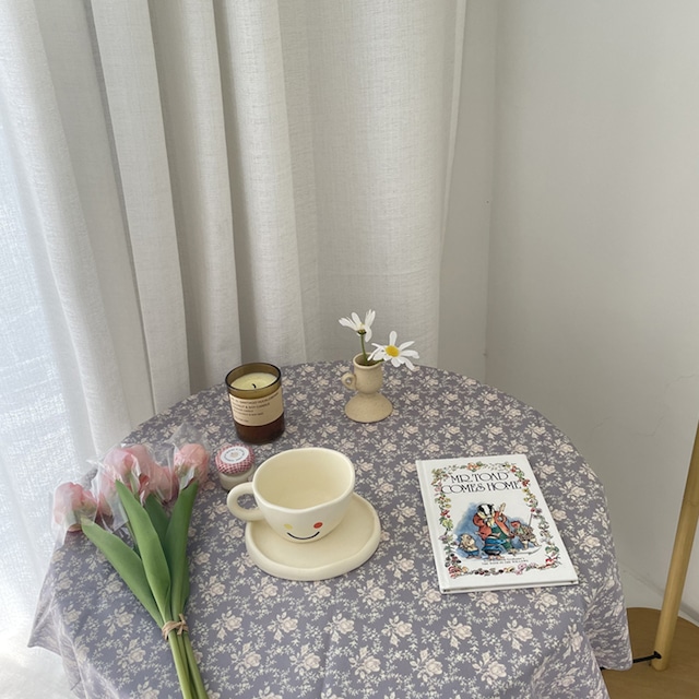 【TABLECLOTH】フレンチ風レトロ花柄テーブルクロス