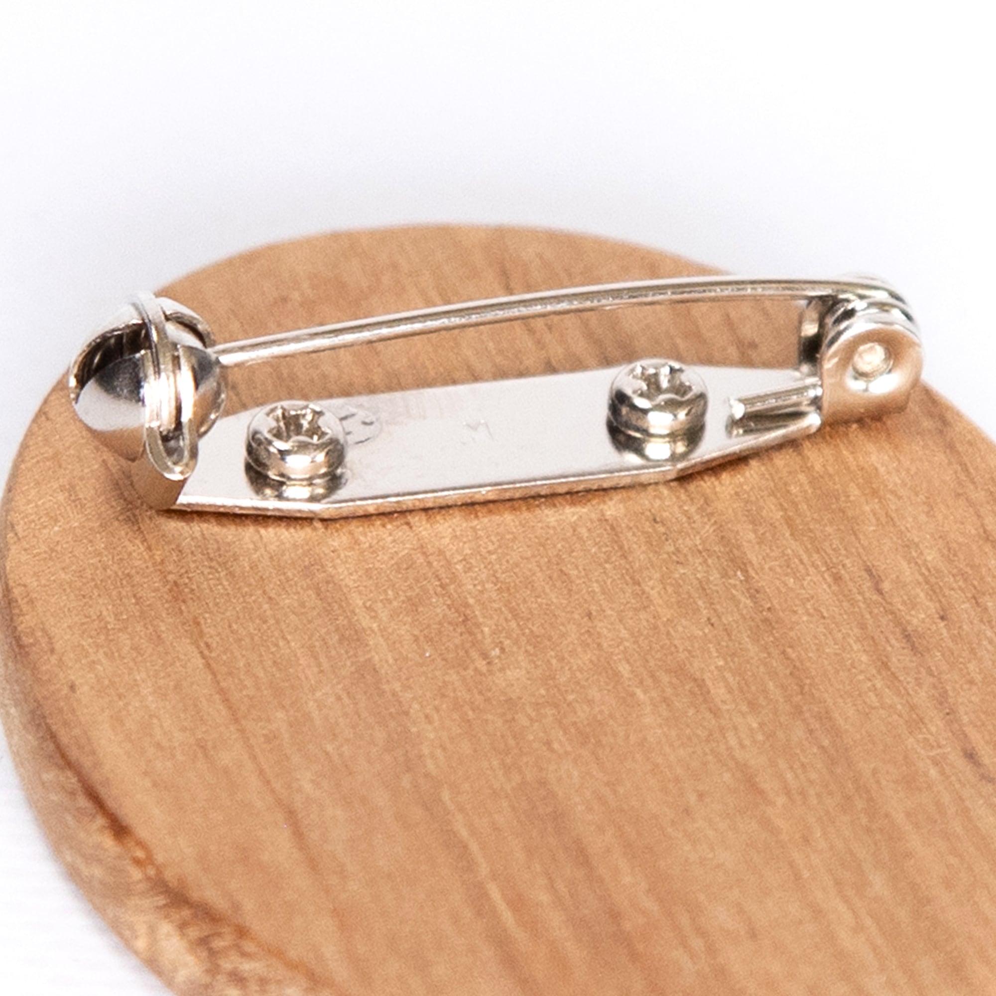 ウッドブローチ だ円小｜ナチュラル | Net store アンナとラパン