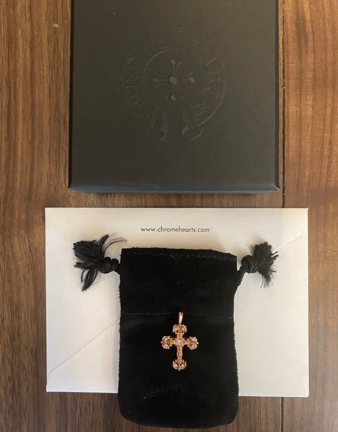 CHROME HEARTS クロムハーツ タイニー フィリグリークロス 22K CHROME HEARTS クロムハーツ タイニー フィリグリークロス 22K