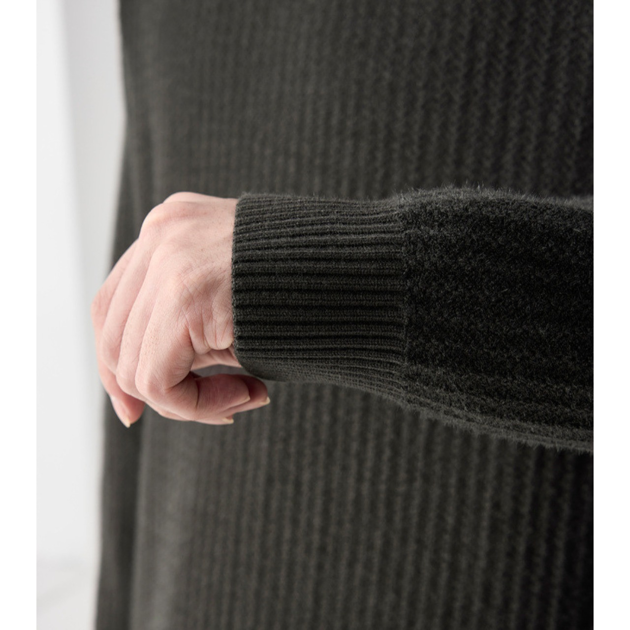 リブクルーネックニットトップス 　TB1781・画像12