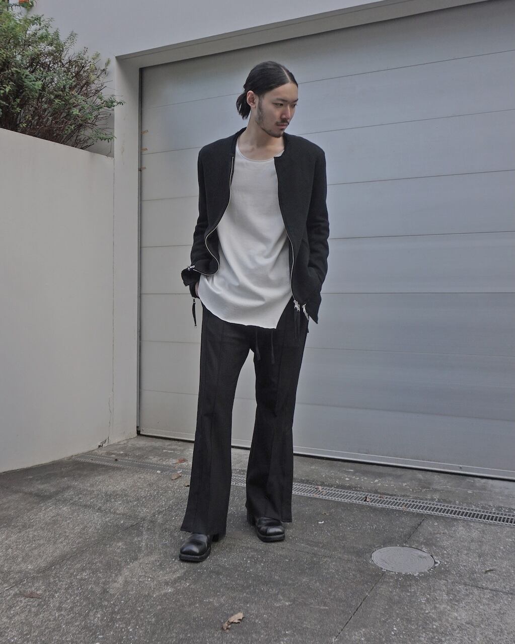 ASKYY / SIDE BUTTON FLARED SLACKS / CLASSIC | ASKYY TOKYO
