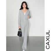 Compact Hoodie & Flare Pants Set-Up/2color