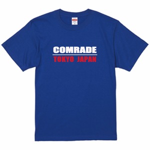 COMRADEメンズＴシャツ　ランドスケイプ【ジャパンブルー】