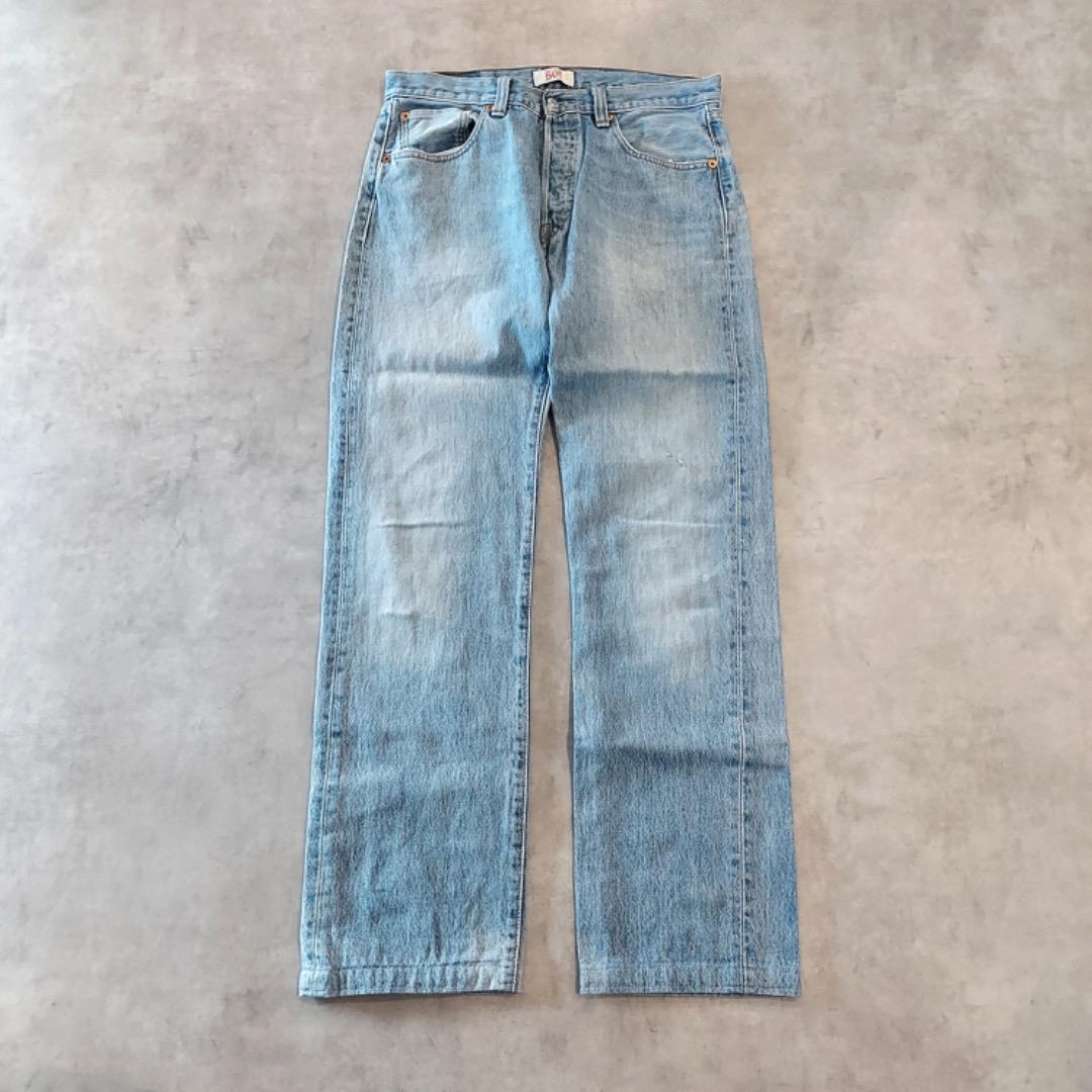 リーバイス501 Levis W33 ブルーデニム 青 00s 古着 15993