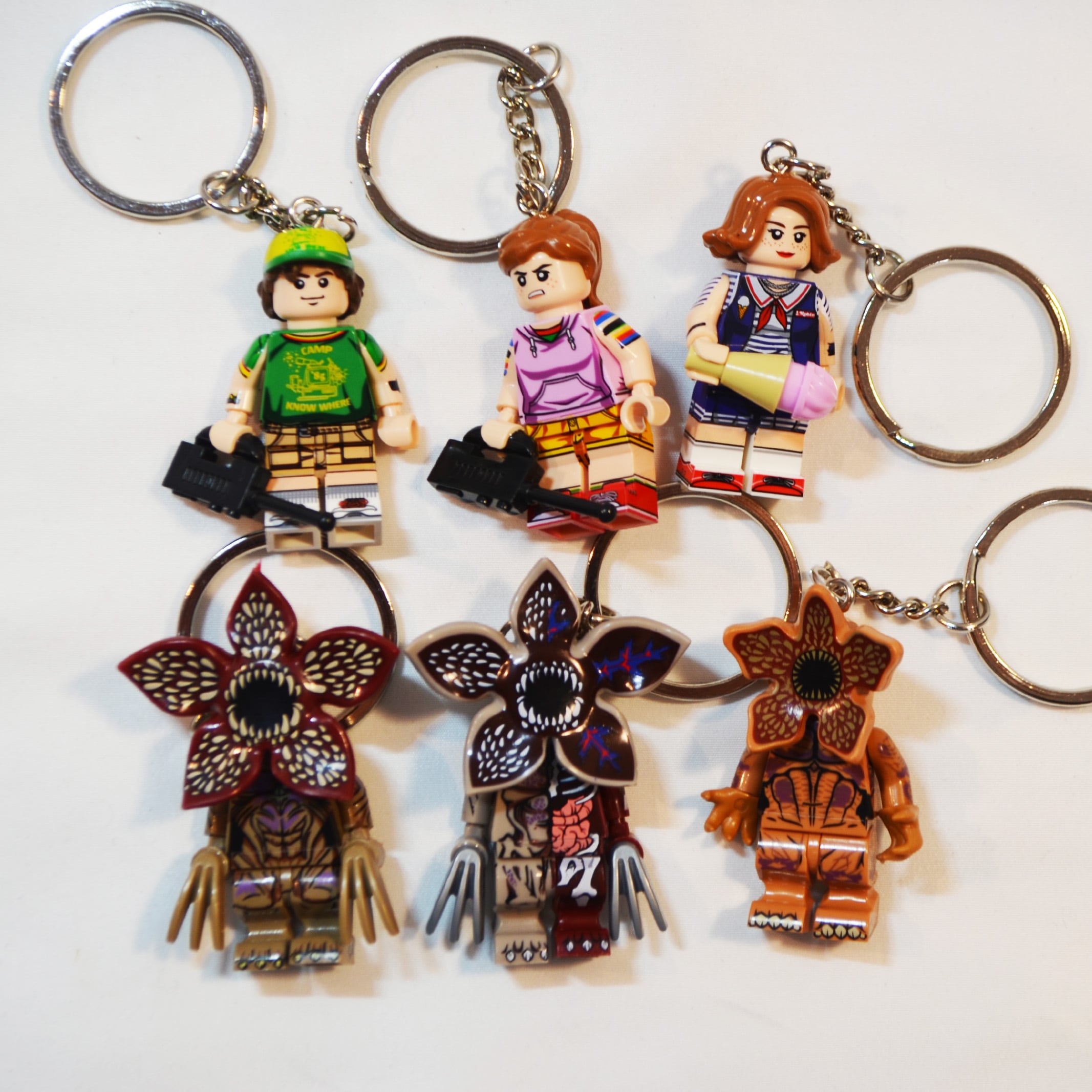 レゴ風 ブロックキーホルダー ストレンジャーシングス 新品 バラ売り