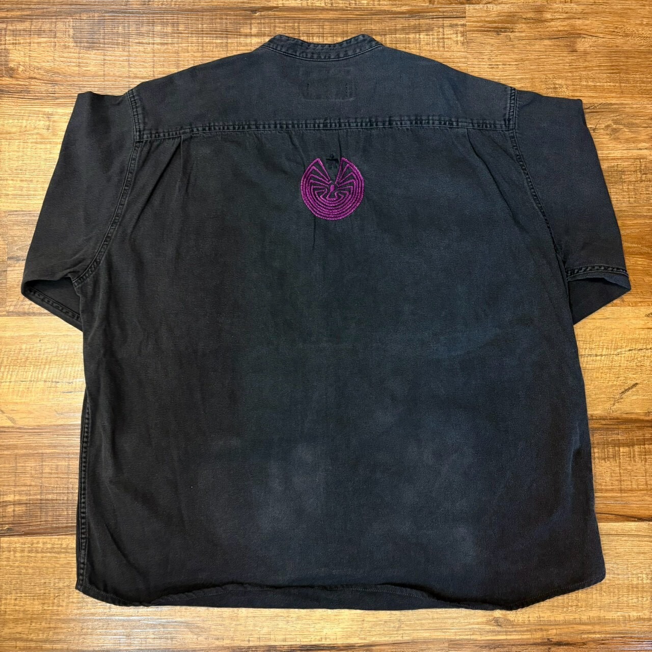 ナスングワム【Nasngwam】Indian motif Denim Shirt　2XLサイズ - 5