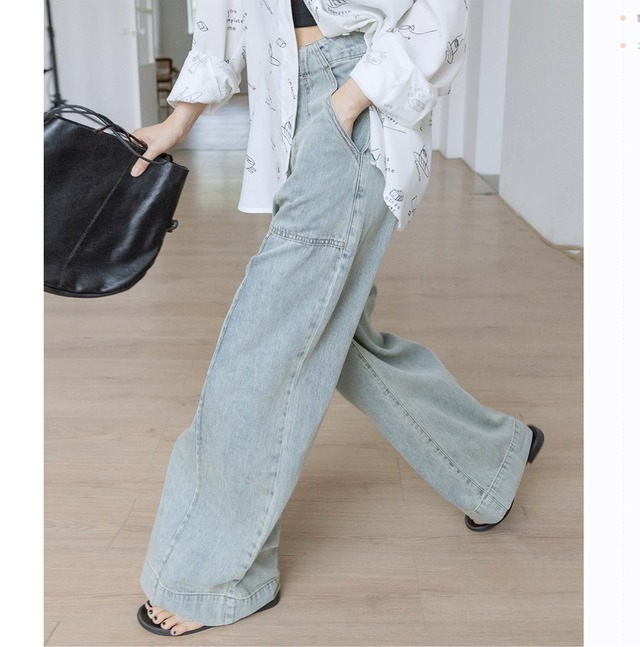 バギーワイドジーンズ K0348