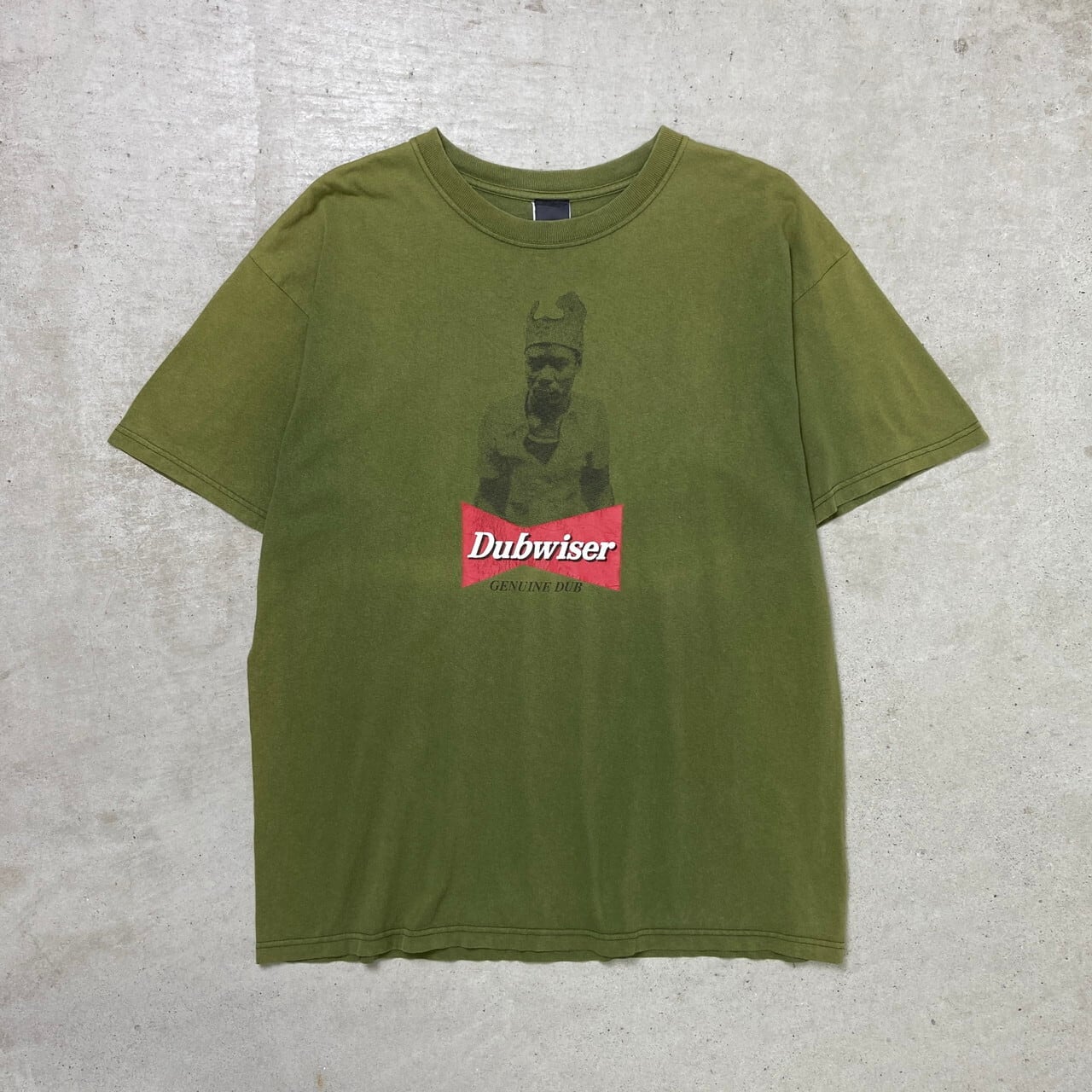 00年代 Dubwiser レーベル アドバタイジングプリントTシャツ メンズL 