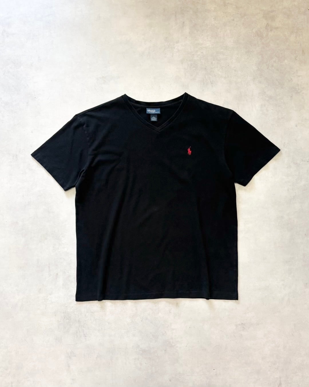 【VINTAGE】1990’s “Polo by Ralph Lauren” One Point V-Neck T-Shirt