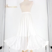 社交ダンス 衣装 スタンダード スカート パニエ ペチコート レッスンウェア レディース prima boutique スタンダード ホワイト系 白 無地 フリル 差し色 シンプル ボリューム スカート単品 スタンダード衣装 ふんわり オールホワイト系 ボリューム感 レッスン用 練習用 ダンスウェア 女性用 ゴムウエスト 伸縮性あり 重ね着 コーディネート プラスワンアイテム