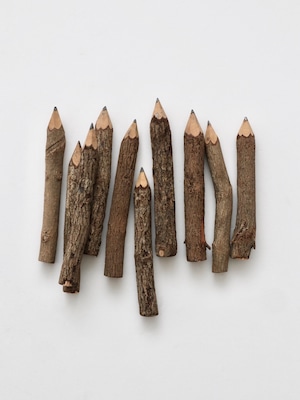 木の枝の鉛筆 10本セット|Twig Pencils Set of 10