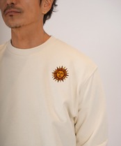 SUN&MOON EMBROIDERY SWEAT TRAINER［HSC012］